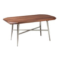 Technische Titel: "Moderne Houten Tafel met Staalframe - Eigentijds Ontwerp"